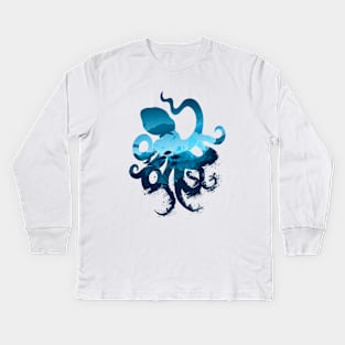 Octopus Garden Kids Long Sleeve T-Shirt